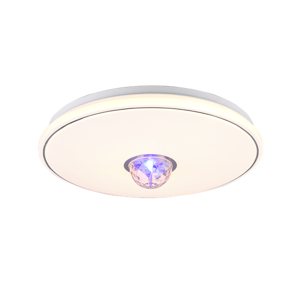 Rave LED ceiling lamp white RGB image 1