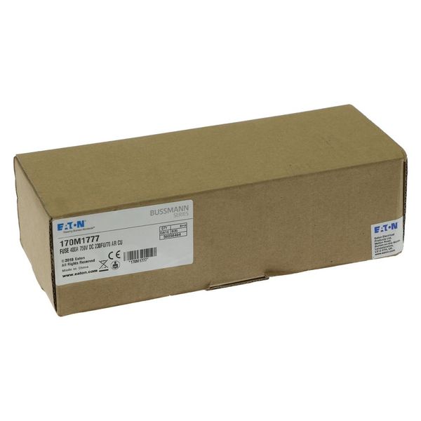 Fuse-link, high speed, 400 A, DC 750 V, size 230, 24 x 78 x 98 mm, aR, IEC, UL image 12