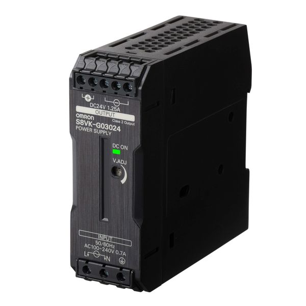 Book type power supply, Pro, 30 W, 24VDC, 1.3A, DIN rail mounting image 4