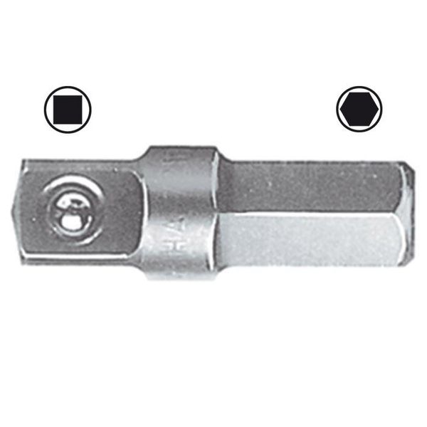 Adapters for nut driver inserts and bits 7210  1/4 image 1