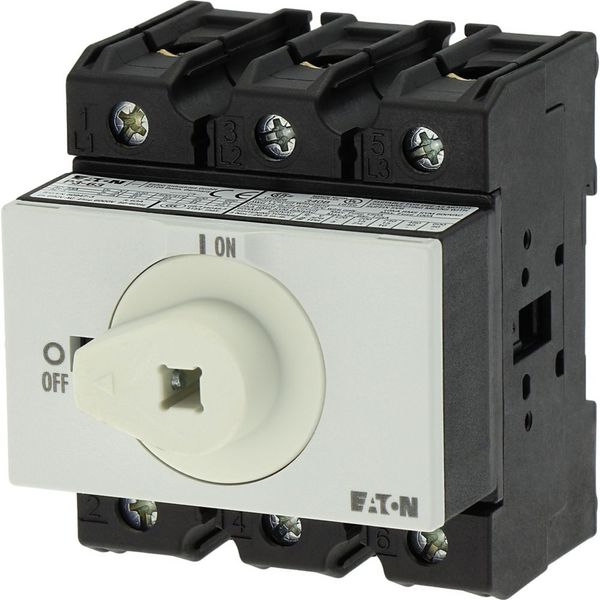 Main switch, P3, 63 A, rear mounting, 3 pole image 17