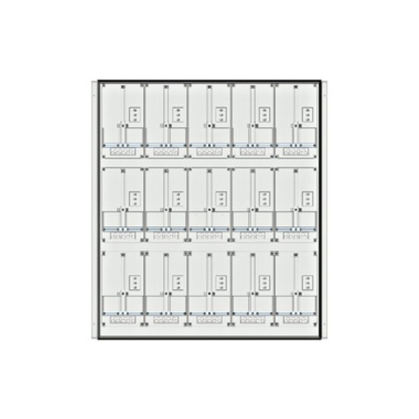 Meter box insert 3-rows, 15 meter boards / 27 Modul heights image 1