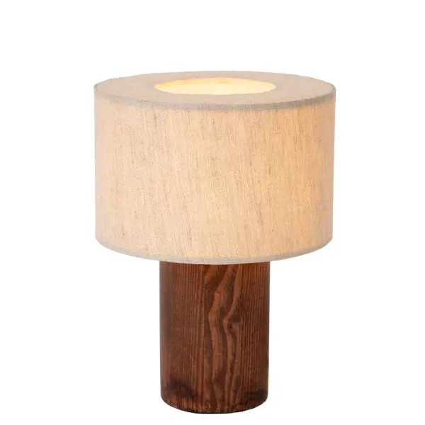 Lucide TACHINA - Table lamp - 1xE14 - Natural image 1