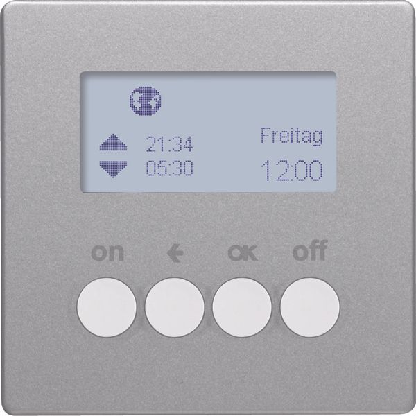 KNX radio timer quicklink Q.1/Q.3 alu velvety, lacquered image 1