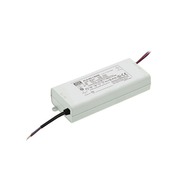 PLD-60-700B Led driver, Class2 60W, 50-86V, 700mA CC, MEAN WELL image 1