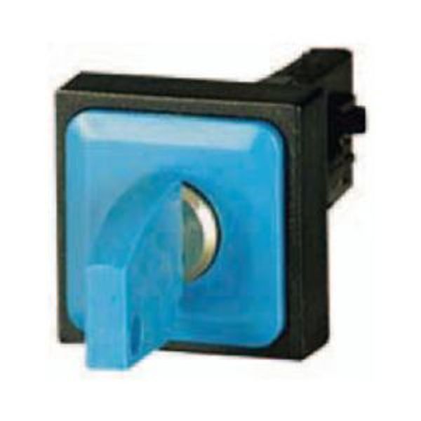 Key-operated actuator, 3 positions, blue, momentary image 4