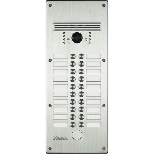Monobloc vandal-resistant pushbutton panel Aluminium (20 calls) image 2