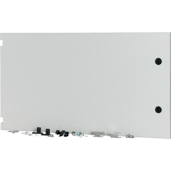 Section wide door, closed, HxW=450x800mm, IP55, grey image 2