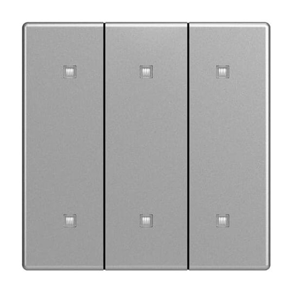 2570-30-83 Rocker for Switch/push button Three-part rocker aluminium silver - 63x63 image 5