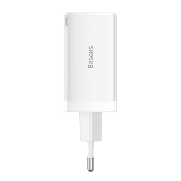 Wall Charger GaN5 Pro 65W USB + 2xUSB-C QC3.0 PD3.0 with USB-C 1m Cable, White image 6