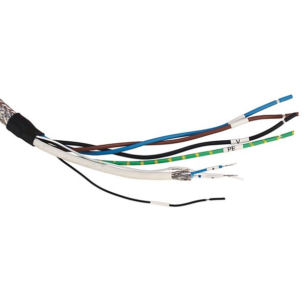 Cable, Motor Power, 1000V Hybrid, 6 Conductor, 14AWG,  9m image 1