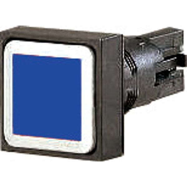 Pushbutton, blue, maintained image 1