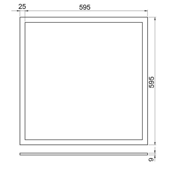 Lano 4 LED 40W 840 4000lm 1000mA M600 opal cover image 3