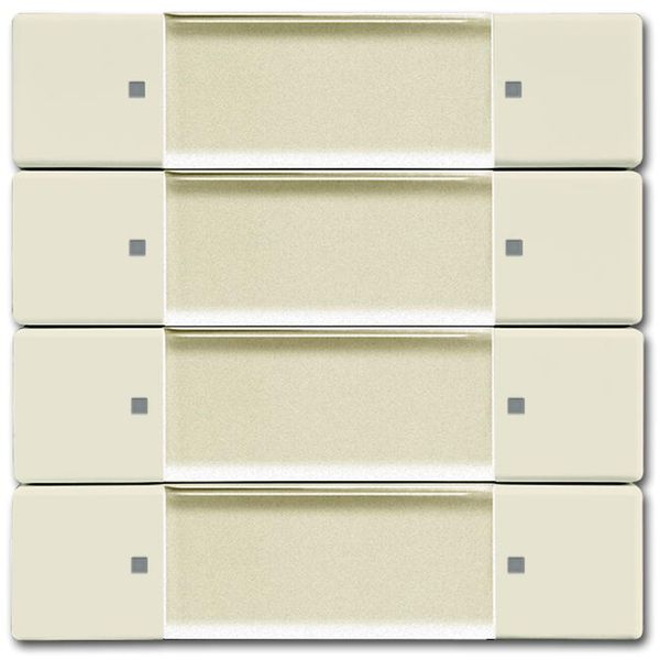 6737/01-82 CoverPlates (partly incl. Insert) Remote control ivory white image 1