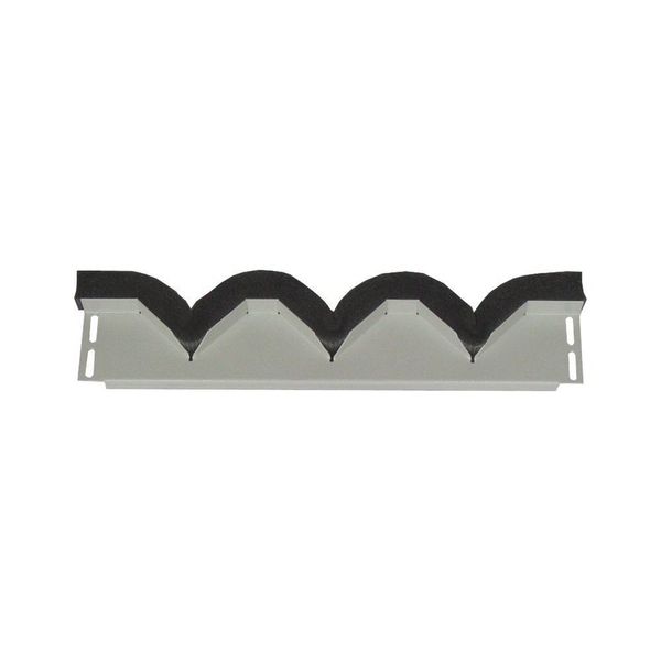 Bottom/Top coverstrip 105mm long, 75mm blind + 30mm jagged foam gasket, IP20, for 800mm Sectionwidth image 4