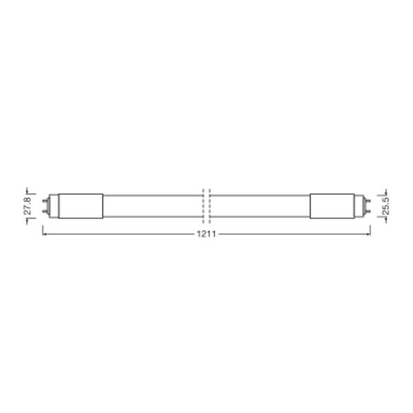 LED TUBE T8 HF ULTRA OUTPUT P 1200 mm 15W 865 image 7