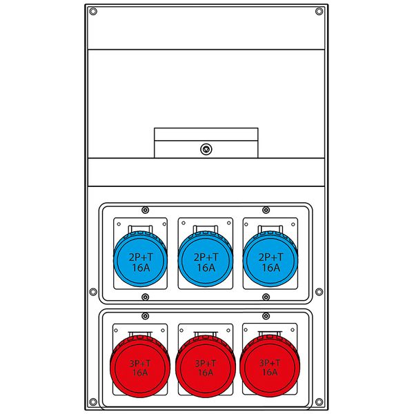 SURF.MOUNT.DISTRIBUTION ASSEMBLY DOMINO image 2