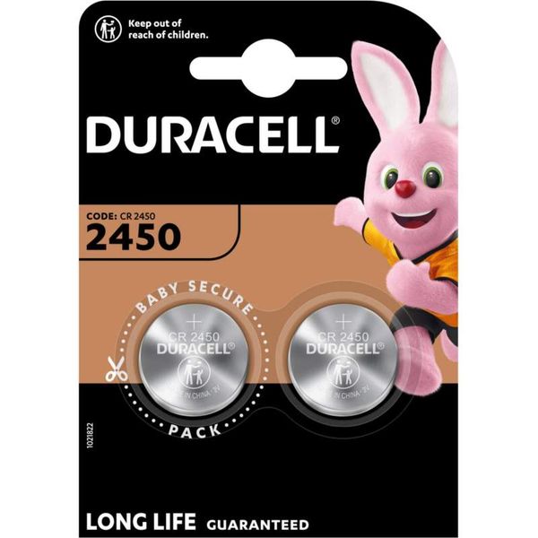 DURACELL Lithium CR2450 BL2 image 1