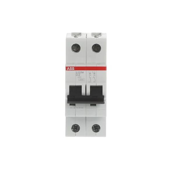 S202M-D2 Miniature Circuit Breaker - 2P - D - 2 A image 5