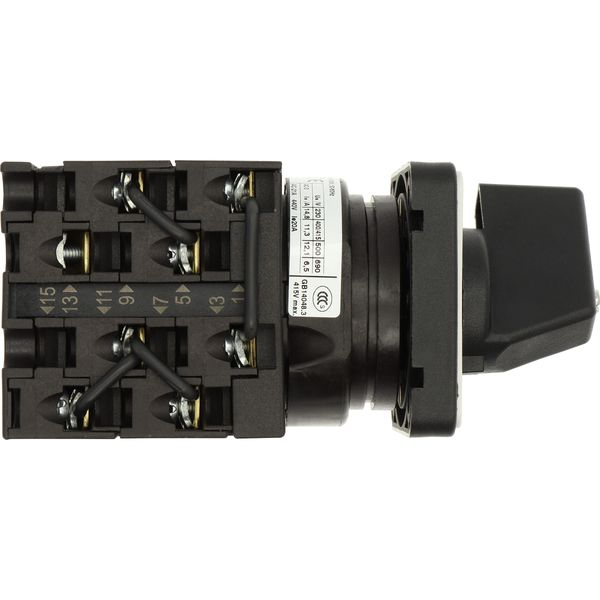 Star-delta switches, T0, 20 A, flush mounting, 4 contact unit(s), Contacts: 8, 60 °, maintained, With 0 (Off) position, 0-Y-D, Design number 8410 image 35