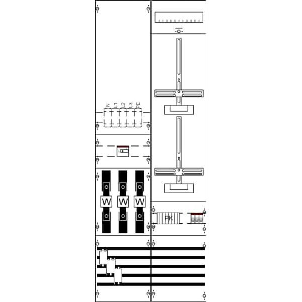 KA4265H5 Measurement and metering transformer board, Field width: 2, Rows: 0, 1350 mm x 500 mm x 160 mm, IP2XC image 5