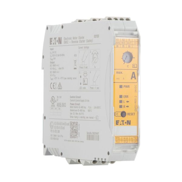 Reversing starter, 24 V DC, 1,5 - 7 (AC-53a), 9 (AC-51) A, Screw terminals, Controlled stop, PTB 19 ATEX 3000 image 15