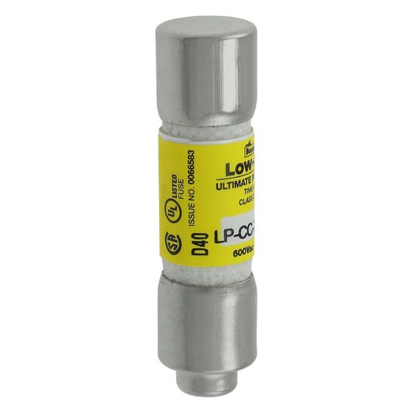 Fuse-link, LV, 2.5 A, AC 600 V, 10 x 38 mm, CC, UL, time-delay, rejection-type image 5