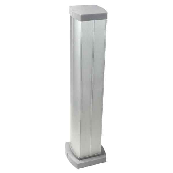 Mini column direct clipping 4 compartments 0.68m aluminium image 1