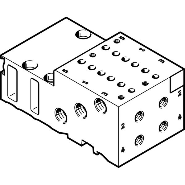 MHA2-PR2-5-M5 Manifold image 1