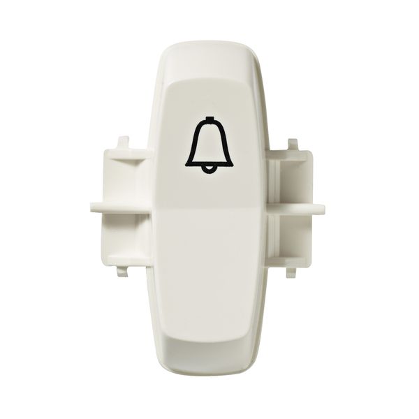 Renova - rocker - printed symbol BELL - for S100 switch - white image 3