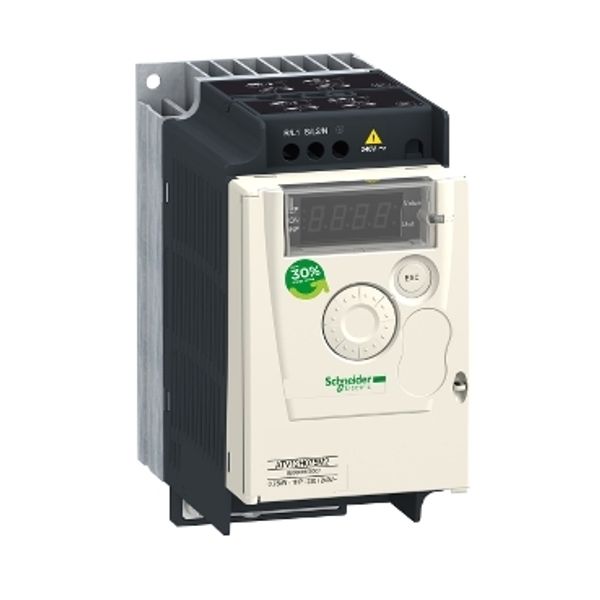 variable speed drive ATV12 - 0.75kW - 1hp - 200..240V - 1ph - with heat sink image 3