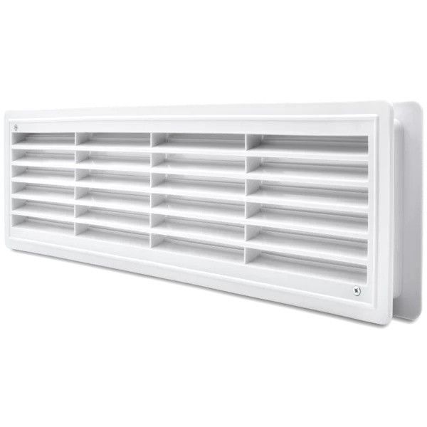 Door grille AIRROXY 115 x 430 WC 115 x 430 mm white image 1