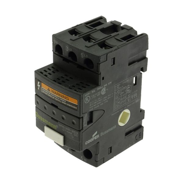 Eaton Bussmann series Optima fuse holders, 600V or less, 0-30A, Philslot Screws/Pressure Plate, Three-pole image 4