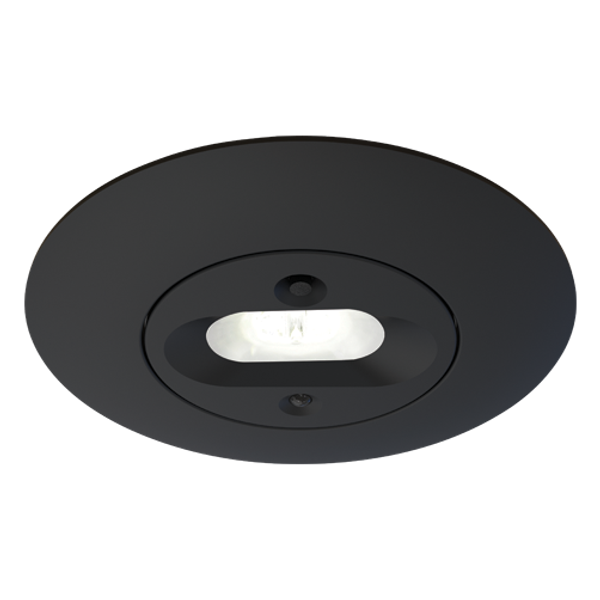 Merlin Emergency Downlight Non-Maintained Escape Route Black image 2