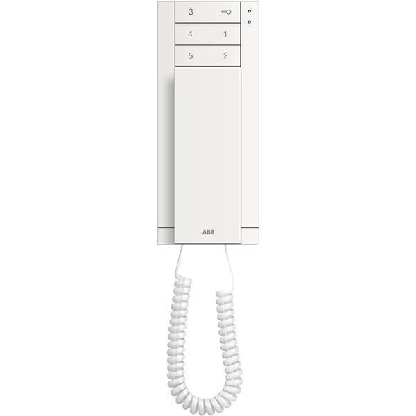 M22001-W-02 Audio handset indoor station, 6 buttons,White image 1