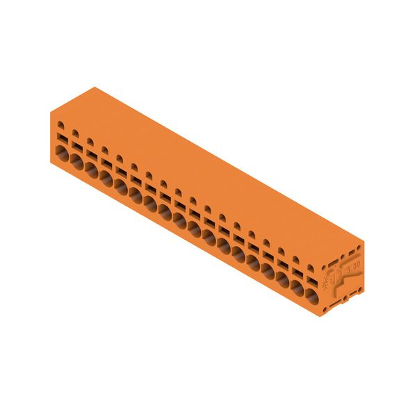 PCB terminal, 5.00 mm, Number of poles: 18, Conductor outlet direction image 2