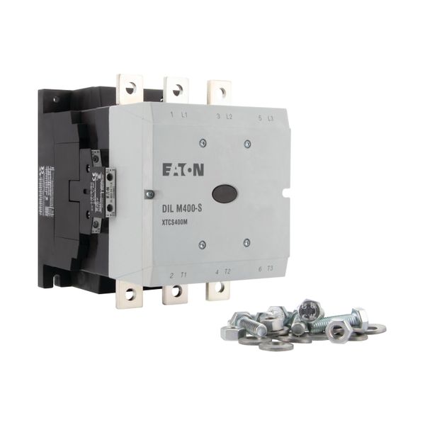 Contactor, 380 V 400 V 212 kW, 2 N/O, 2 NC, 110 - 120 V 50/60 Hz, AC operation, Screw connection image 17