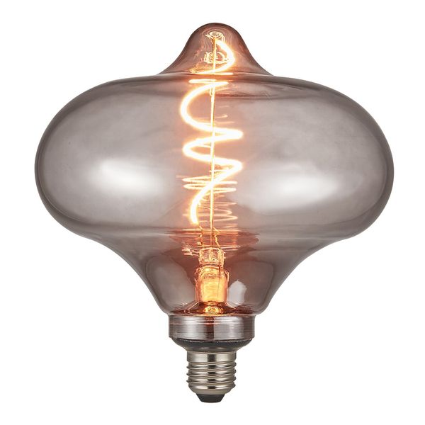 Deco E27 | G186 Lantern | Dim | 1700 Kelvin | 100 Lumen | Light Bulb | Smoked image 1
