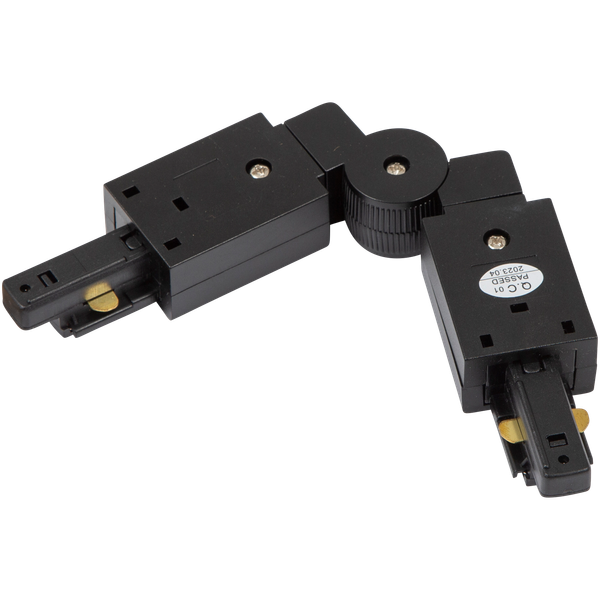 Primo Single Circuit Twisted Connector Left Black image 1