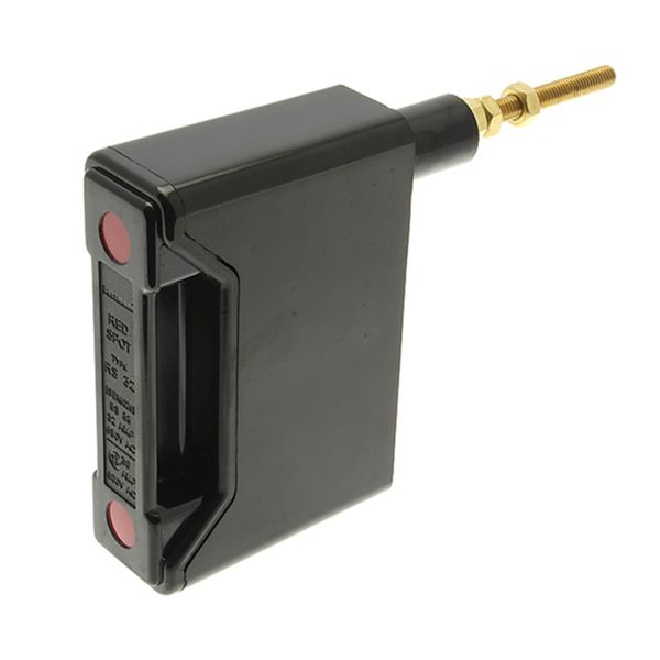 Fuse-holder, LV, 32 A, AC 690 V, BS88/A2, 1P, BS, front connected, back stud connected, black image 6