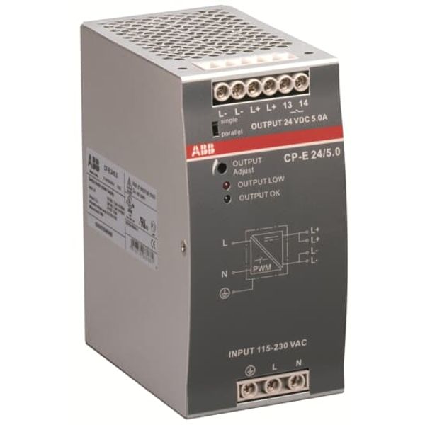 CP-E 48/5.0 Power supply In:115/230VAC Out: 48VDC/5A image 2
