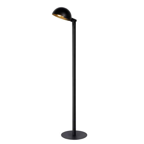 Lucide AUSTIN - Floor lamp - Ø 28 cm - 1xE27 - Black image 1