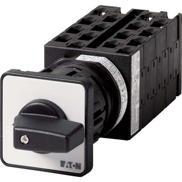 Step switches, T0, 20 A, centre mounting, 8 contact unit(s), Contacts: 15, 45 °, maintained, With 0 (Off) position, 0-5, Design number 15038 image 6