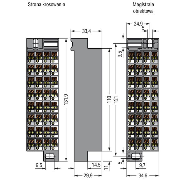 Matrix patchboard 32-pole plain dark gray image 5