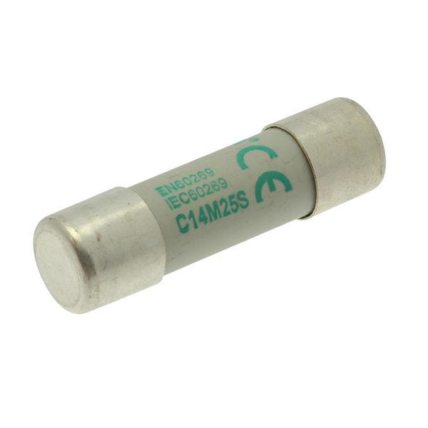 Fuse-link, LV, 25 A, AC 500 V, 14 x 51 mm, aM, IEC, with striker image 10