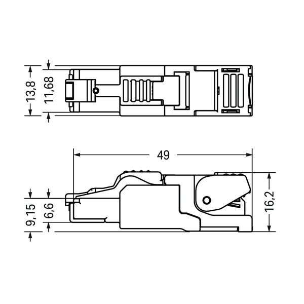 Connector ETHERNET RJ-45 Cat. 6A image 3