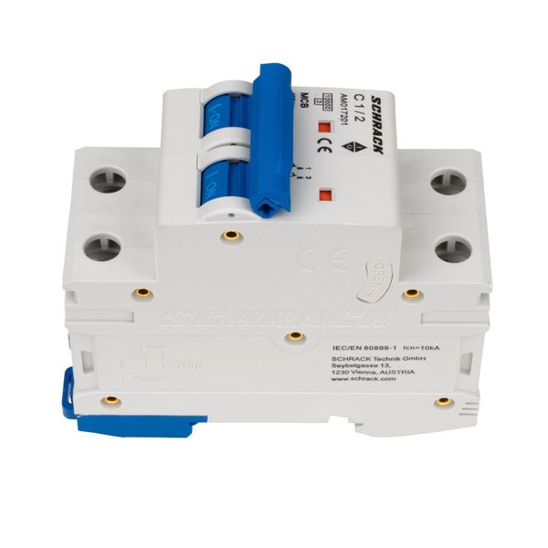 Miniature Circuit Breaker (MCB) AMPARO 10kA, C 1A, 2-pole image 6