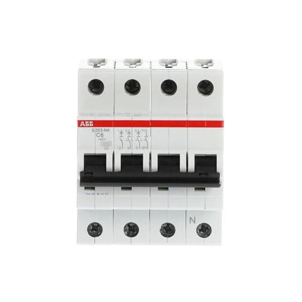 S203-C6NA Miniature Circuit Breaker - 3+NP - C - 6 A image 6