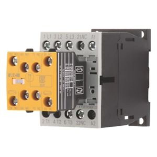 Safety contactor, 380 V 400 V: 4 kW, 2 N/O, 3 NC, 24 V DC, DC operation, Screw terminals, With mirror contact (not for microswitches). image 8