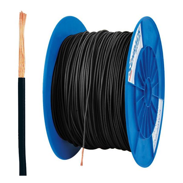 PVC Insulated Single Core Wire H05V-K 1mmý black (coil) image 1